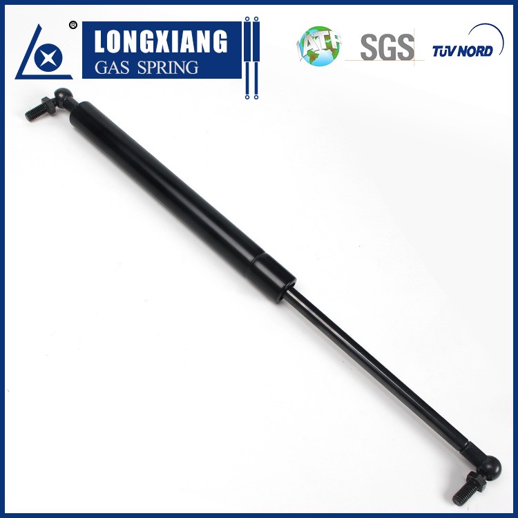 Black ball head support gas spring